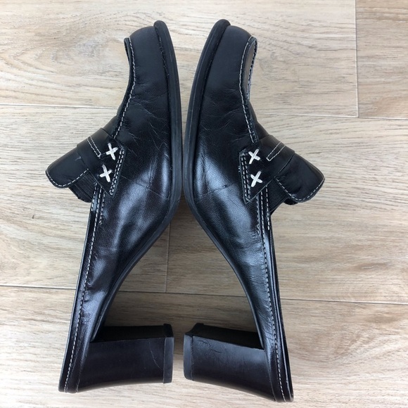 Cloud Walker Port  Mules Black Sz 8.5W 3” Heel - Picture 5 of 8